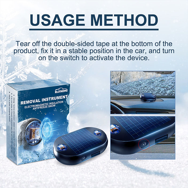 Solar Electromagnetic Molecular Interference Freeze And Snow Remover