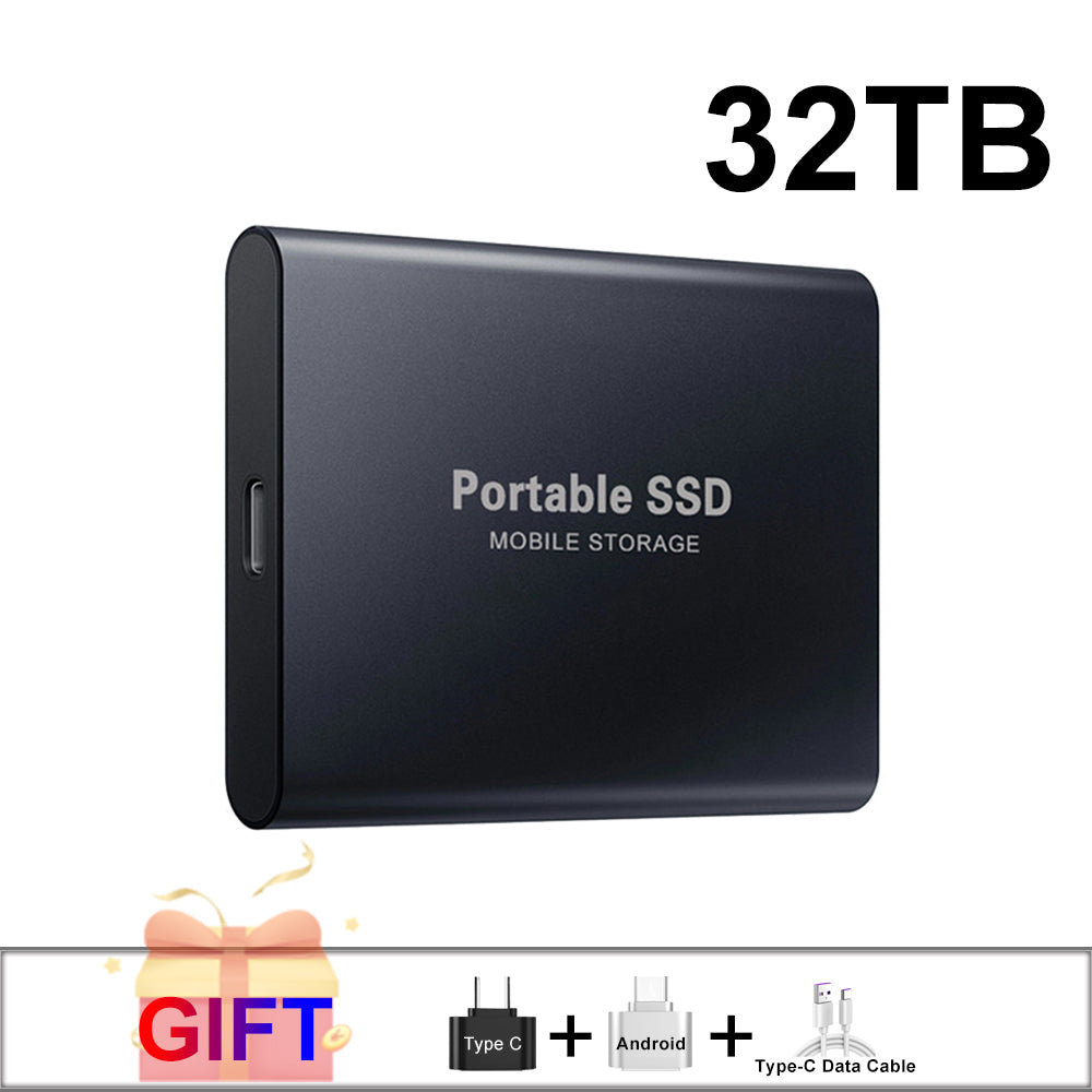 Portable SSD 1TB/2TB External Solid State Drive USB3.0/Type-C